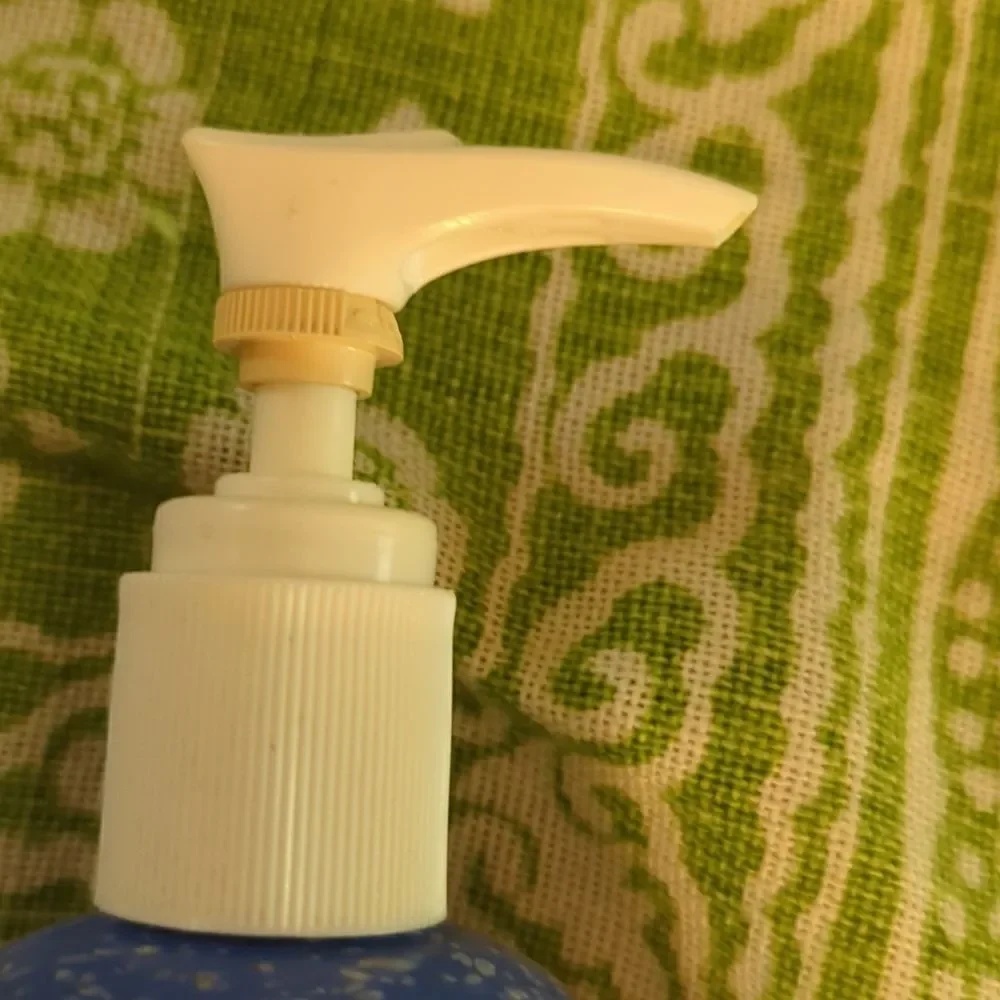 Vintage Avon blue speckled Country‎ style coffee pot dispenser